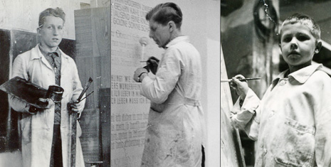 Historisches Foto – Malerbetrieb Franz in Uhingen seit 1933